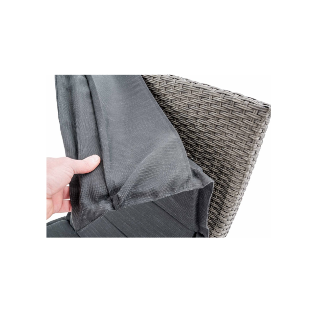 Садовый шезлонг Di Volio Ciampino серо/графитовый