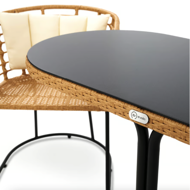 Комплект балконних меблів Di Volio Celano бежевий/кремовий