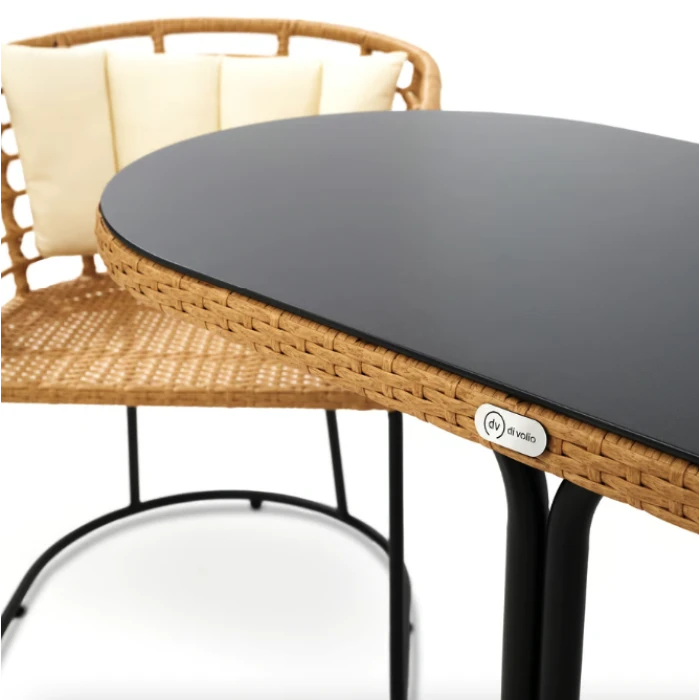 Комплект балконних меблів Di Volio Celano бежевий/кремовий