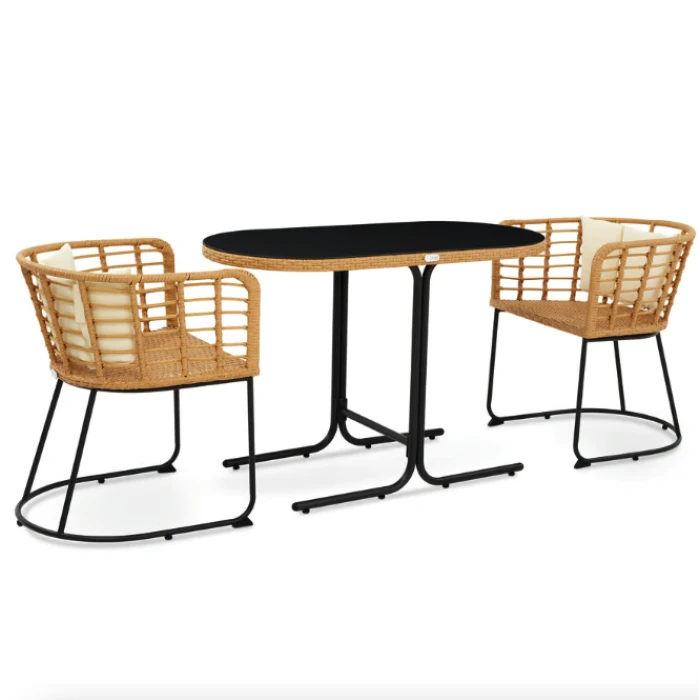 Комплект балконних меблів Di Volio Celano бежевий/кремовий