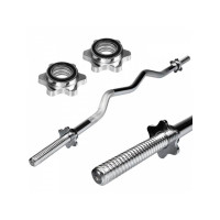 Набір Elitum Titan 68кг з лавою HS-1075 Pro, штангою та гантелями