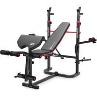 Набор Hop-Sport Premium 69кг со скамьей HS-1065HB Pro и штангой