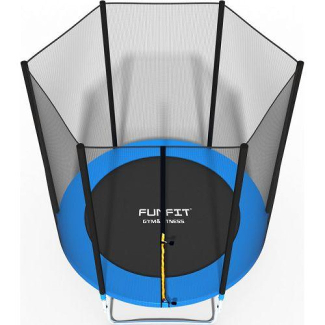 Батут Funfit 6ft (183см) синий с наружной сеткой