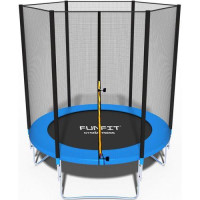 Батут Funfit 6ft (183см) синий с наружной сеткой