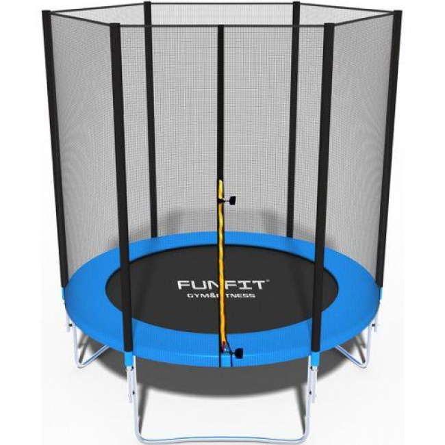 Батут Funfit 6ft (183см) синий с наружной сеткой