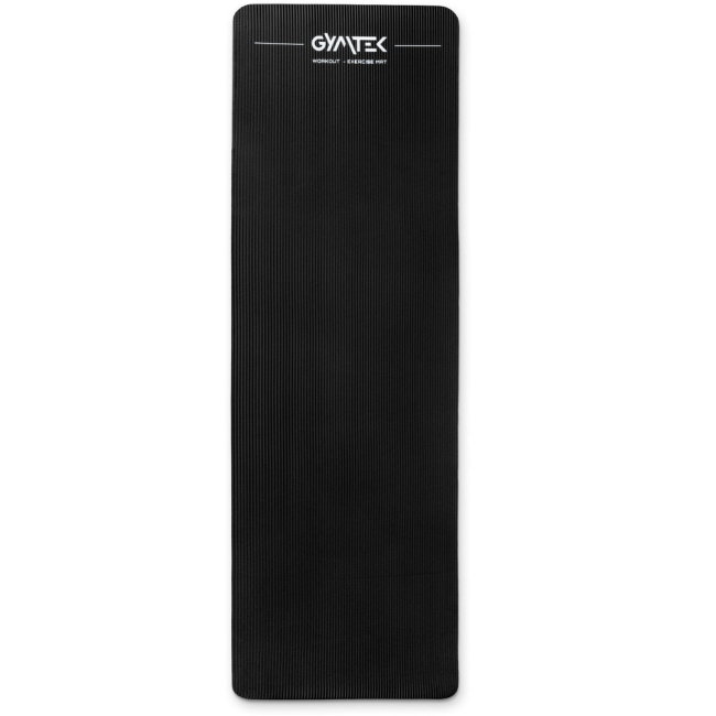 Килимок (мат) для фітнесу та йоги Gymtek NBR 1,5см чорний