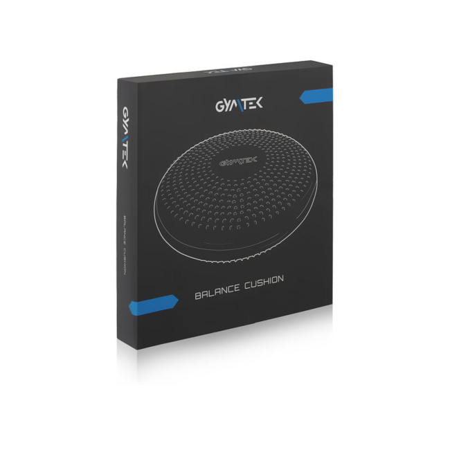 Балансировочная подушка Gymtek серая + насос.