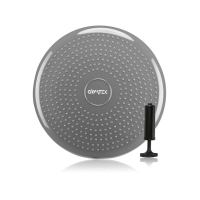 Балансировочная подушка Gymtek серая + насос.