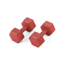 Гантели для фитнеса композитные Gymtek 2х3кг красный