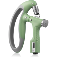 Эспандер регулируемый Gymtek 10-100кг со счетчиком серо-зеленый