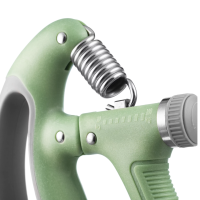 Эспандер регулируемый Gymtek 10-100кг со счетчиком серо-зеленый