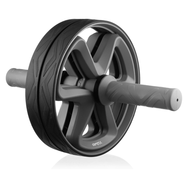 Ролик для пресу подвійний Gymtek чорний