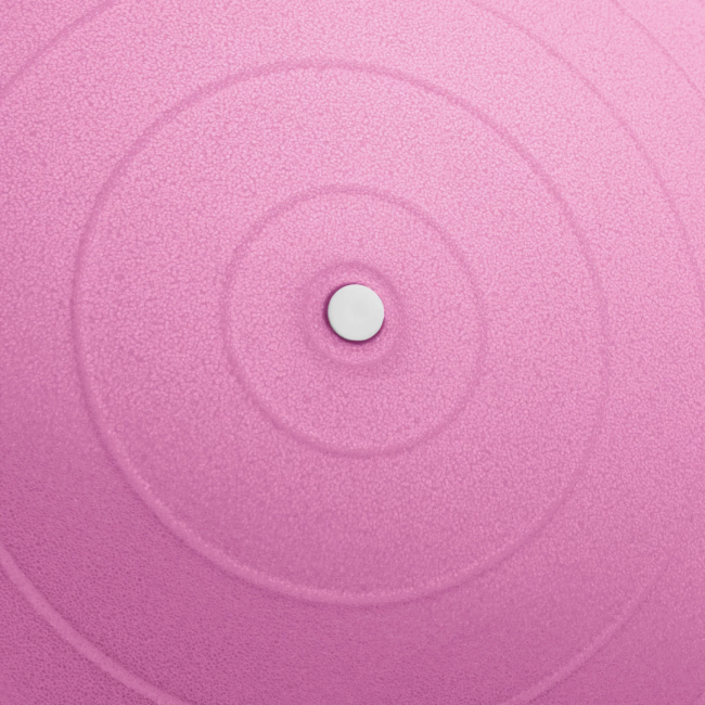 Фітбол Queenfit 65см рожевий + насос