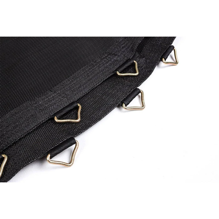 Батут Hop-Sport 12ft (366см) зеленый с внутренней сеткой