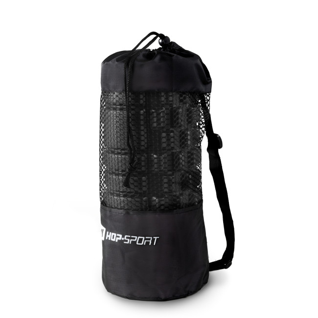 Роллер массажер (валик, ролик) для кроссфита и йоги Hop-Sport HS-001YG черный