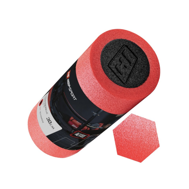 Массажный ролик (валик, роллер) EPE 30см Hop-Sport HS-E030YG красный