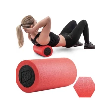 Масажний ролик (валик, роллер) EPE 30см Hop-Sport HS-E030YG червоний