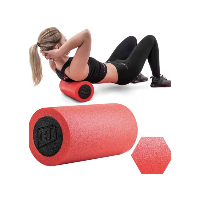 Массажный ролик (валик, роллер) EPE 30см Hop-Sport HS-E030YG красный