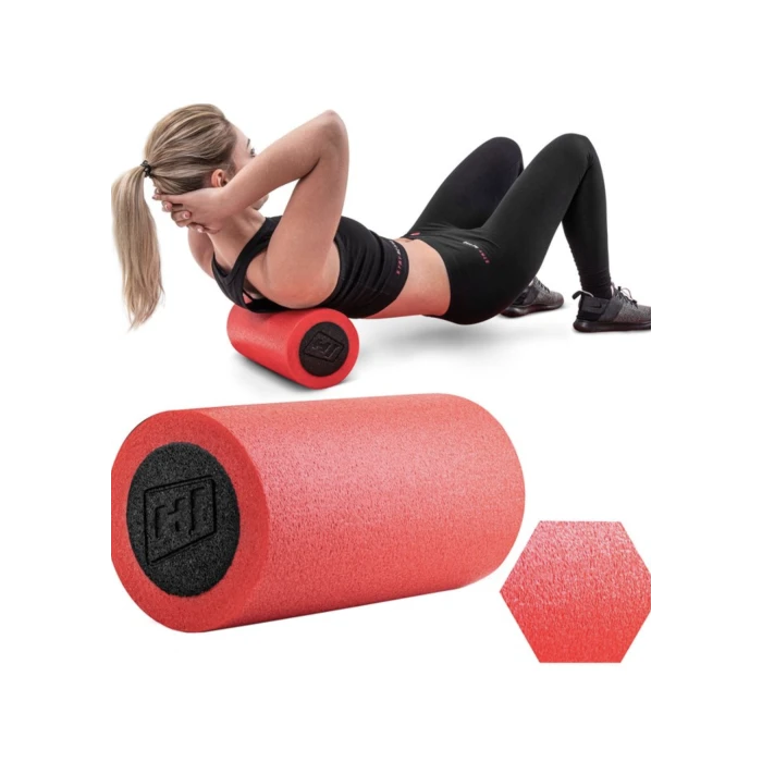 Масажний ролик (валик, роллер) EPE 30см Hop-Sport HS-E030YG червоний