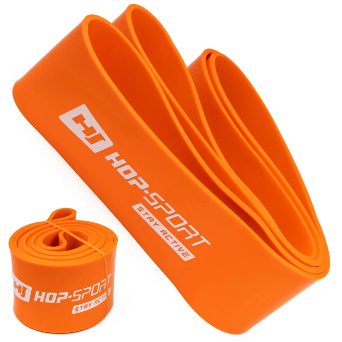 Резинка для фитнеса Hop-Sport 37-109кг HS-L083RR оранжевая