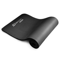 Мат для фітнесу та йоги з отворами Hop-Sport HS-N015GM 1,5см чорний