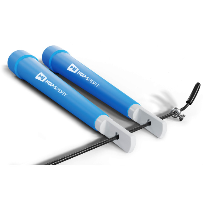 Скакалка Hop-Sport Crossfit з пластиковими ручками HS-P010JR блакитна