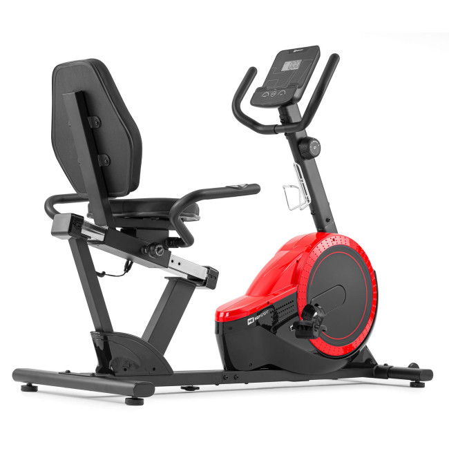 Горизонтальный велотренажер Hop-Sport HS-060L Pulse красный 2020