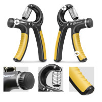 Еспандер регульований Hop-Sport 10-40кг HS-P040HG чорно-жовтий