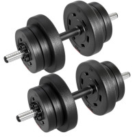 Гантели Hop-Sport 2х10кг PRO с перчатками