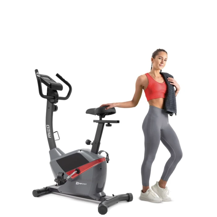 Велотренажер магнітний Hop-Sport HS-2090H Aveo сірий