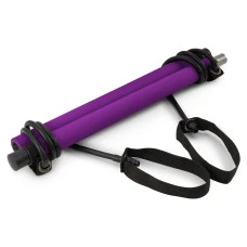 Тренировочная палка с эспандерами Hop-Sport HS-T090GS фиолетовая