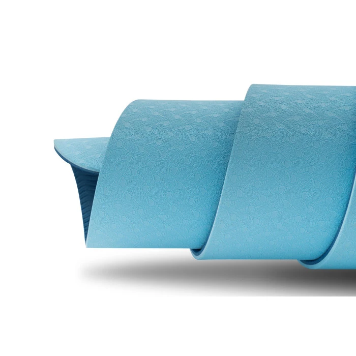 Килимок для фітнесу TPE 0,6см HS-T006GM синьо-голубий