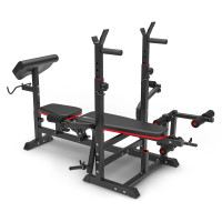 Лавка тренувальна Hop-Sport HS-1075 Pro із партою Скотта