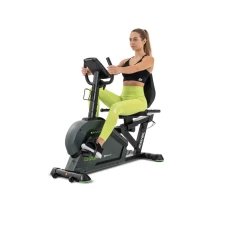 Горизонтальный велотренажер HS-120L Ravel черно-зеленый