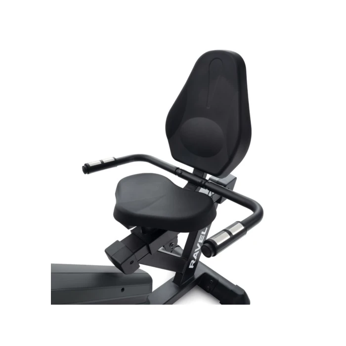 Горизонтальный велотренажер HS-120L Ravel черно-зеленый