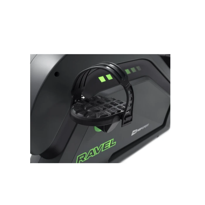 Горизонтальный велотренажер HS-120L Ravel черно-зеленый