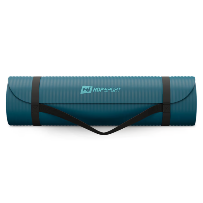 Коврик для йоги Hop-Sport HS-NB010GM NBR 1см темный морской