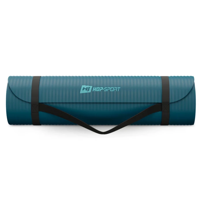 Коврик для йоги Hop-Sport HS-NB010GM NBR 1см темний морський
