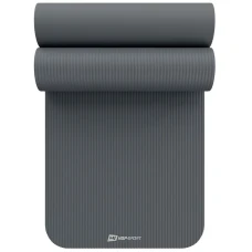 Коврик для йоги Hop-Sport HS-NB015GM NBR 1,5см графітовий