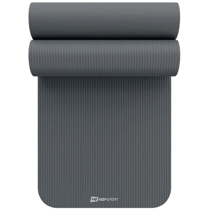 Коврик для йоги Hop-Sport HS-NB015GM NBR 1,5см графітовий