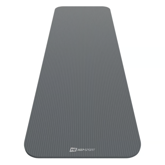 Коврик для йоги Hop-Sport HS-NB015GM NBR 1,5см графітовий