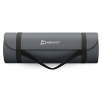 Коврик для йоги Hop-Sport HS-NB015GM NBR 1,5см графітовий