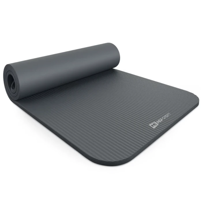 Коврик для йоги Hop-Sport HS-NB015GM NBR 1,5см графітовий