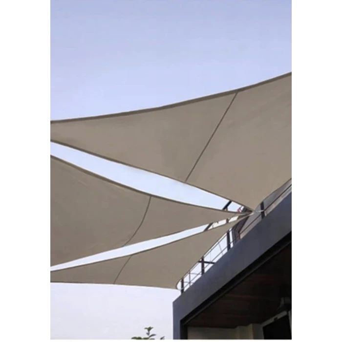 Тент-вітрило Jumi Garden сонцезахисний 3,6 х 3,6 х 3,6 м пісочний