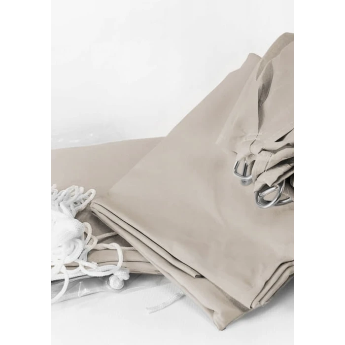 Тент-вітрило Jumi Garden сонцезахисний 3,6 х 3,6 х 3,6 м пісочний