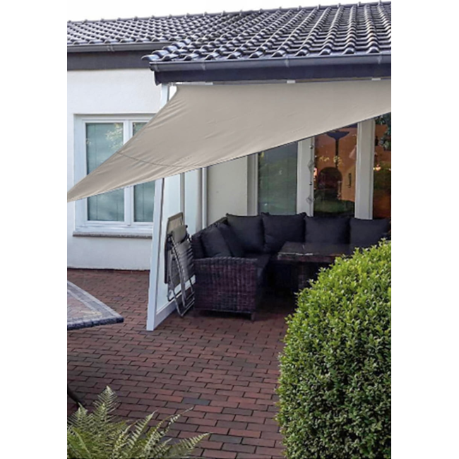 Тент-парус Jumi Garden солнцезащитный 3,6 х 3,6 х 3,6 м песочный