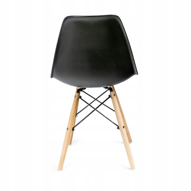 Стул Eva Jumi в скандинавском стиле с деревянными ножками.