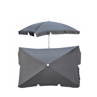 Парасолька садова Jumi Garden 200х130см сірий