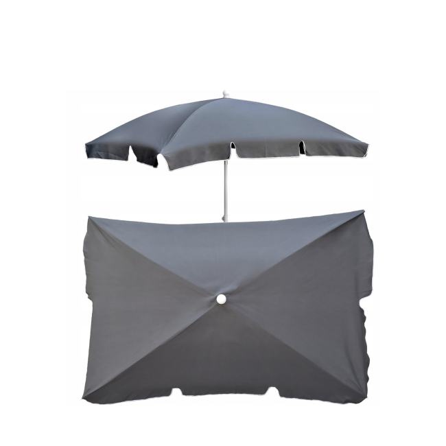 Зонтик садовый Jumi Garden 200х130см серый