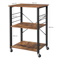 Стелаж Leobert Dash на колесах в стилі Loft